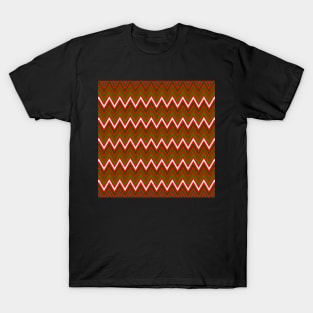 Christmas Chevron Pattern T-Shirt